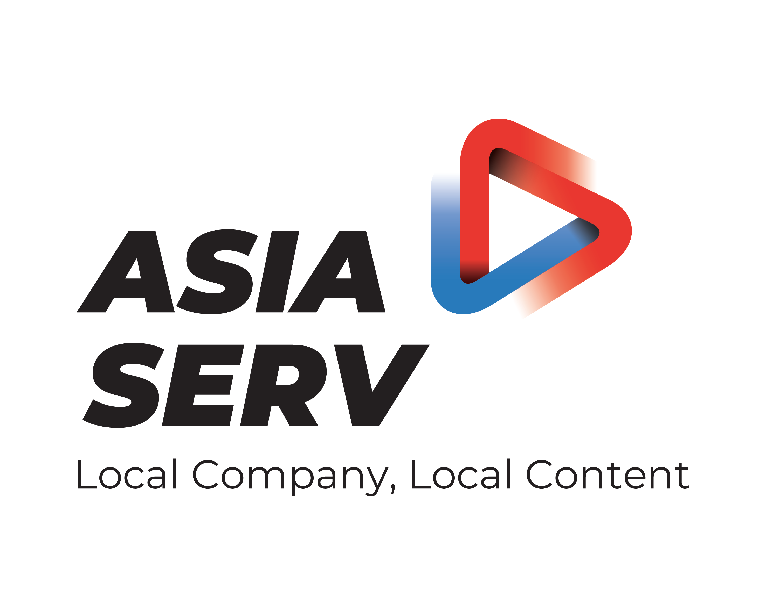 Circular logo with radial lines in blue-gray color on white background
