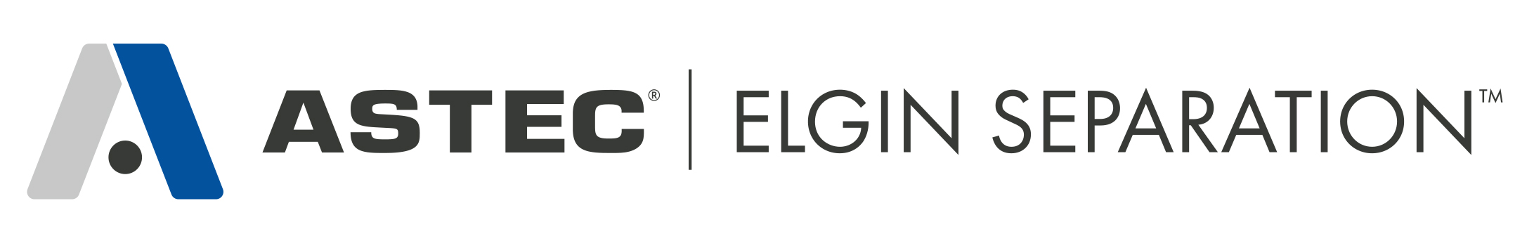 Circular logo with radial lines in blue-gray color on white background